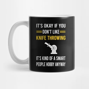 Smart People Hobby Knife Throwing Knives Mug